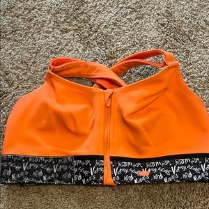 Shefit 1luxe orange sports bra